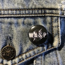 W.A.S.P. button wasp 25mm 1inch
