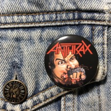 ANTHRAX button Fistful Of Metal 37mm 1.5inch