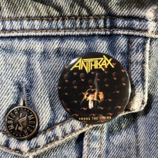 ANTHRAX button Among The Living 37mm 1.5inch
