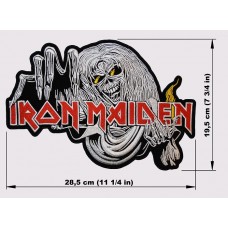 IRON MAIDEN наспинник вышитый The Number Of The Beast