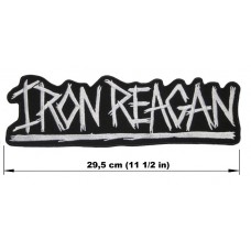 IRON REAGAN back patch embroidered logo