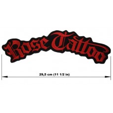 ROSE TATTOO back patch embroidered logo