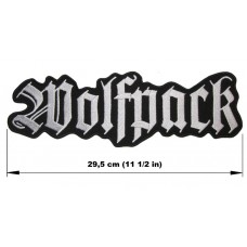 WOLFPACK back patch embroidered logo