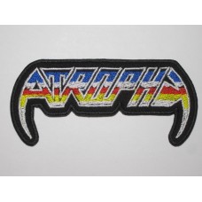 ATROPHY patch embroidered