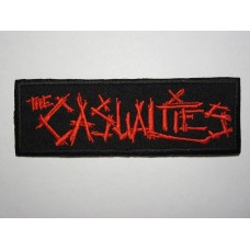 The CASUALTIES patch embroidered