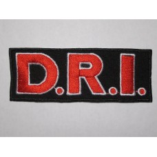 D.R.I. нашивка вышитая dri