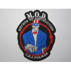 M.O.D. patch embroidered mod