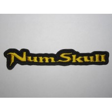 NUM SKULL patch embroidered