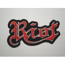 RIOT patch embroidered
