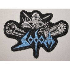 SODOM patch embroidered