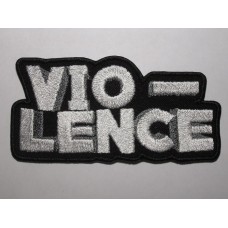 VIO-LENCE patch embroidered