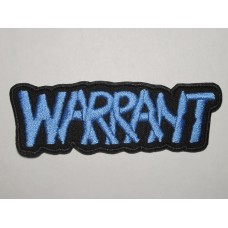 WARRANT (Ger) patch embroidered