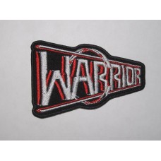WARRIOR patch embroidered
