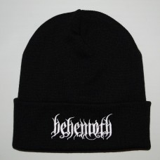 BEHEMOTH шапка с отворотом с вышитым логотипом