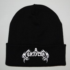 MORTICIAN beanie hat cuffed embroidered logo