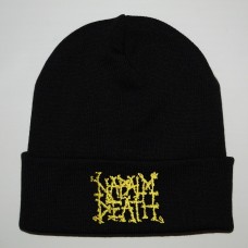 NAPALM DEATH шапка с отворотом с вышитым логотипом
