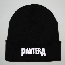 PANTERA шапка с отворотом с вышитым логотипом