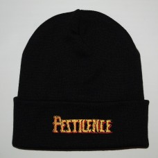 PESTILENCE шапка с отворотом с вышитым логотипом