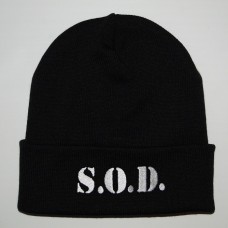 S.O.D. шапка с отворотом с вышитым логотипом sod