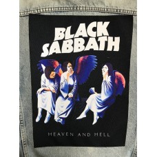 BLACK SABBATH нашивка на спину печатная Heaven And Hell