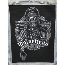 MOTORHEAD back patch printed Lemmy