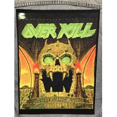 OVERKILL back patch printed The Years Of Decay