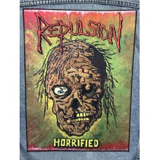 REPULSION back patch printed Horrified