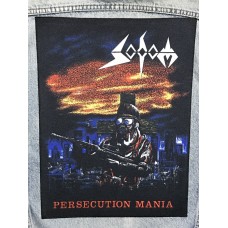 SODOM back patch printed Persecution Mania