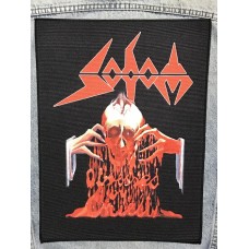 SODOM back patch printed Obsessed By Cruelty