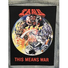 TANK back patch printed This Means War