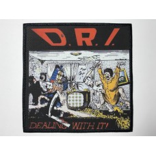 D.R.I. нашивка печатная dri Dealing with It!