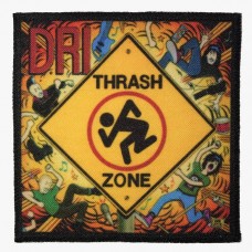 D.R.I. нашивка печатная dri Thrash Zone