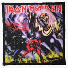 IRON MAIDEN нашивка печатная The Number Of The Beast