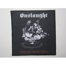 ONSLAUGHT patch printed Power From Hell