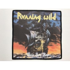 RUNNING WILD patch printed Under Jolly Roger